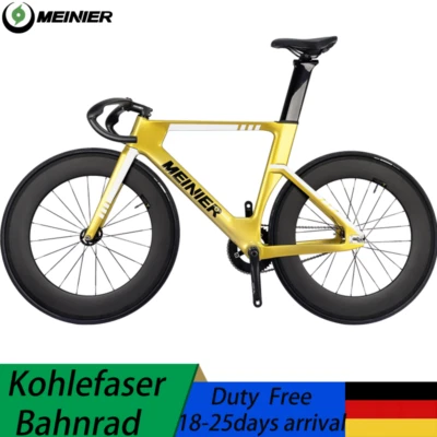 Carbon 700C Rennrad festes Getriebe Straßenfahrrad Carbon Fiber Frame Track Bike - Bild 1 von 4