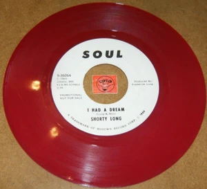 SHORTY LONG - I HAD A DREAM / LISTEN - SOUL - COLORED VINYL - Picture 1 of 2