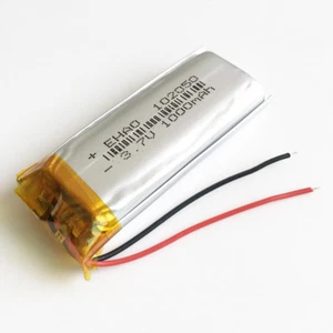 1000mAh 3.7V LiPo Battery Li-polymer power for MP3 PSP GPS Speaker 10*20*50mm - Picture 1 of 4