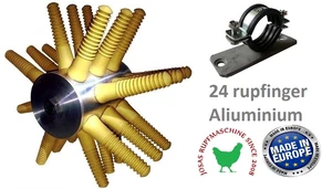 24 -GEFLÜGELRUPFMASCHINE HÜHNERRUPFMASCHINE RUPFMASCHINE MIT HALTERUNG UNIVERSAL - Bild 1 von 5