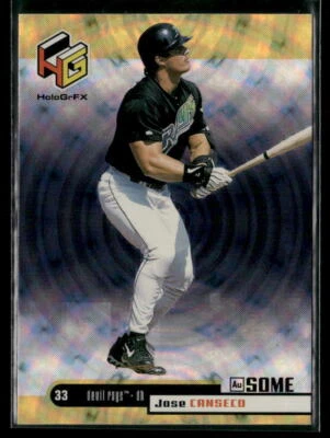 1999 Upper Deck HoloGrFX #55 Jose Canseco AuSome - Image 1 of 2