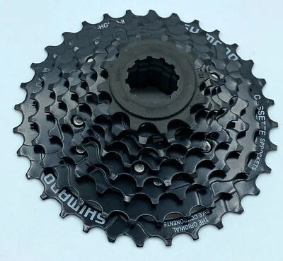 Shimano Altus CS-HG200-8 Speed Mountain Bike Bicycle Cassette 12-32T Black US - Image 1 of 4