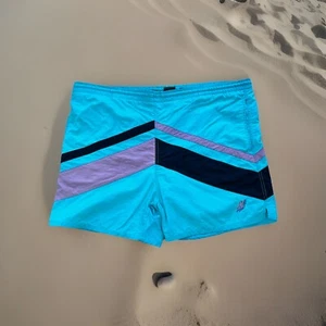 Costume da bagno sportivo M vintage anni 90. Taglia Media (34-36) Uomo - Foto 1 di 14