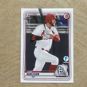 2020 Bowman Draft 1st Edition Alec Burleson 1st Bowman Card #BD-45