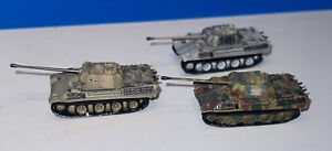 Lot Of 3 Dragon Model Ltd.,  1:72 Tank Military Miniatures With Rotating Turrets