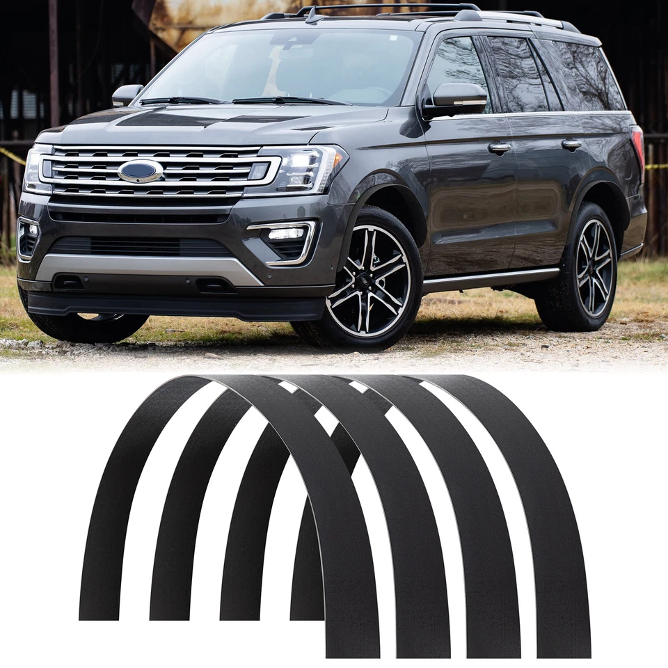 For Ford Expedition 6" Car Flexible Fender Flares Wheel Arch Wider Body Kits ×4 Foto 1 de 4