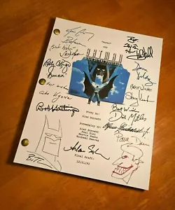 Batman: Mask of the Phantasm Script- Cast-Signed- Autograph Reprints - Picture 1 of 9