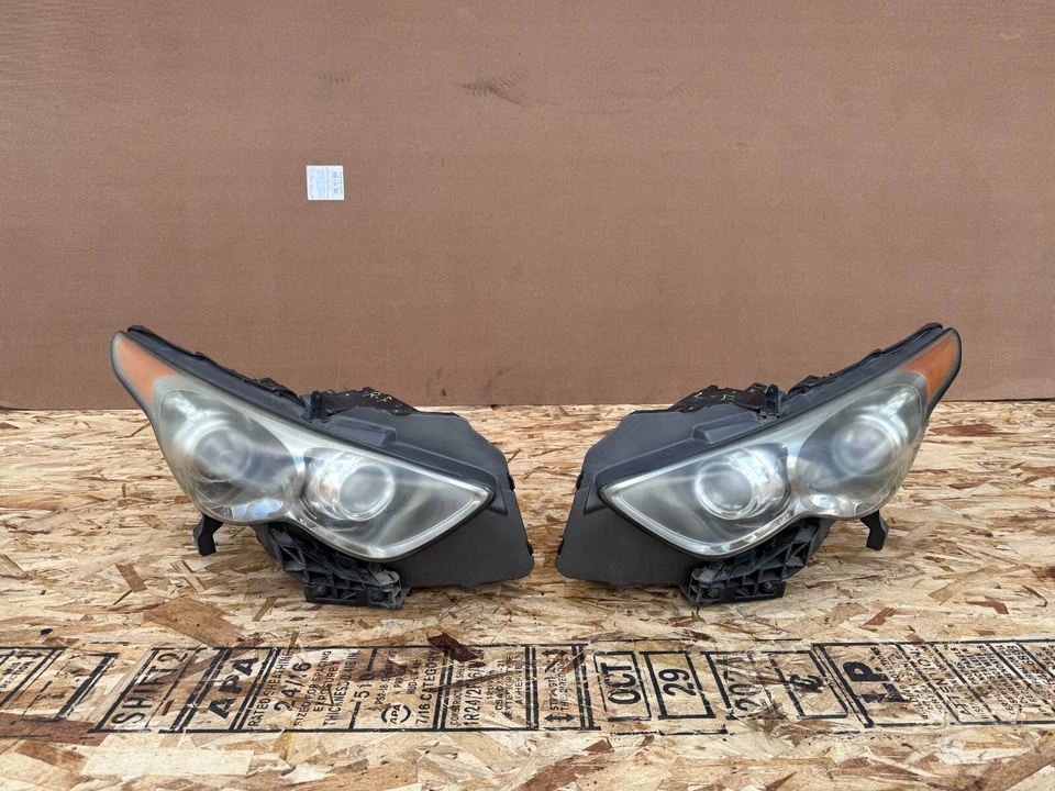JUEGO ADAPTATIVO FAROS IZQUIERDO Y DERECHO INFINITI FX35 FX37 FX50 QX70 09-17 OEM AFS Foto 1 de 4