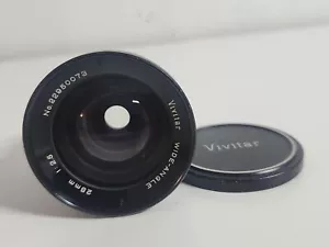 VIVITAR 28MM F2.5 RED PYRAMID PRE-SET PRESET 28/2.5 wide LENS T mount M42 adapt - Picture 1 of 8