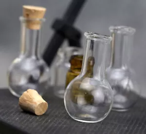 2 Stück 1/6 Miniatur Chemie Flasche Glasflaschen für 12" Breaking Bad Figur Körper - Bild 1 von 6