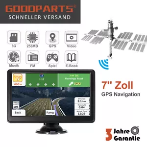 7 Zoll GPS Navi Navigation für Auto LKW PKW Navigationsgerät 8GB EU Karte 2024 - Bild 1 von 15
