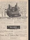1900 Oliver Typewriter Roman Army Protest Chicago Home Decor Business Ad 9656