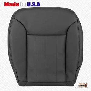 2006 2007 2008 Mercedes Benz ML320 ML350 Driver Bottom Leather Seat Cover Black - Picture 1 of 9