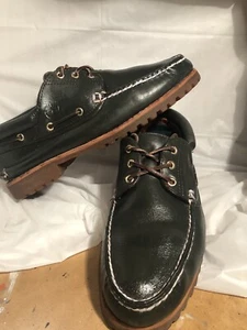 Custon Made , Olive/ Green Timberland Moccasins Sz 10.5 - Picture 1 of 2