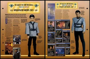 Romulan Military Uniforms 2360s - Romulan Star Empire - Star Trek Fact File Page - Picture 1 of 1