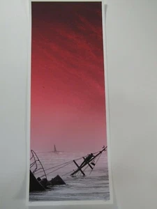 Stampa giclée No Man's Land di JC Richard Overbit OB Edition Mondo Artist Jaws - Foto 1 di 9