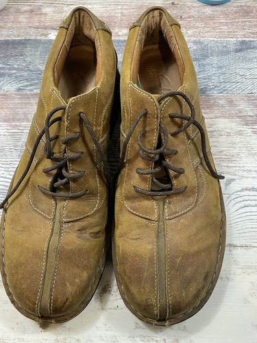 Scarpa uomo Clarks 30346 Oxford taglia 13M pelle marrone punta bicicletta casual