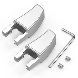 Silver Seat Release Lever Knob Latch Handle Kit For FORD MUSTANG 2005-2014 - Foto 1 di 9