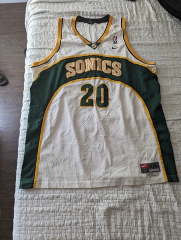 Throwback Authentic Nike NBA Sonics (Payton) Sz. XXL Cover