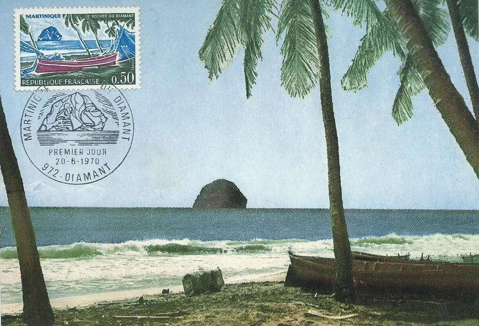 CARTE POSTALE 1ER JOUR 1970 MARTINIQUE (YT N°1644) - Photo 1/1