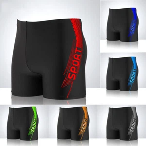 Summer Men Swim Shorts Swimwear Swimming Trunks Underwear Boxer Briefs Pants - Picture 1 of 14