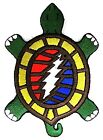 Grateful Dead Terrapin Station RWB Bolt Turtle Rock Embroidered Patch 