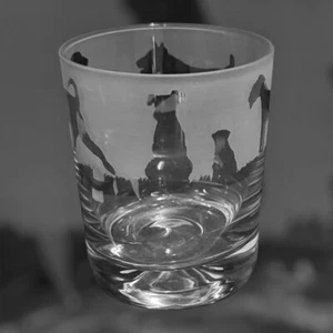 WELSH TERRIER Frieze Boxed 30cl Glass Whisky Tumbler - Picture 1 of 5