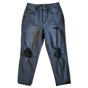 Wild Fable Super High-Rise Curvy Tapered Distressed Jean- Size 10 - Picture 1 of 5