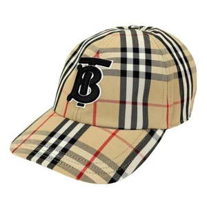 SALE BURBERRY Baseball Cap Baumwolle Monogramm Motiv Vintage Karo Gr. S, M, L NEU - Bild 1 von 8