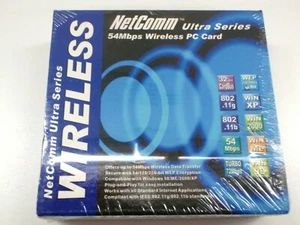 PC CARD WIRELESS LAPTOP NOTEBOOK 802.11G 802.11B WIFI NETCOMM NP543 54MBPS 32BIT - Picture 1 of 7
