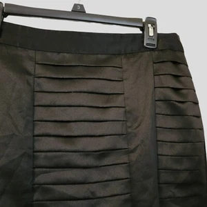 Worthington Satin Skirt Women’s 10 Formal Tuxedo pleats - Imagen 1 de 6