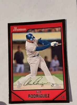 2007 Topps Bowman Baseball Card Alex Rodriguez #200 - Image 1 of 2