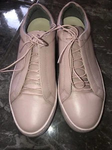 Vagabond Shoes Womens 38 Zoe Casual Low Sneakers 4326-001 Pink Leather Comfort - Picture 1 of 11
