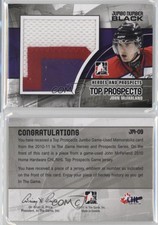 2010 ITG Heroes and Prospects Jumbo Black Jersey Spring Expo 1/1 John McFarland