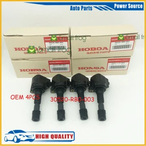 4PCS Ignition Coils For Honda 2010-2013 City 2011-2016 CR-Z 2009-2013 Fit - Picture 1 of 10