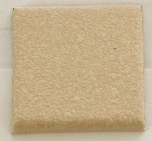 Fliese hellbraun matt strukturiert 1 7/8" x 1 7/8" Farbe Mosaik Keramik Umbau C#I46 1 Stück - Bild 1 von 1