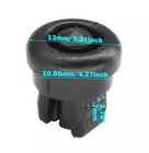 FIT FIAT Parcel Shelf Hanger Rear Shelf String Hanger Trim Clips 2x