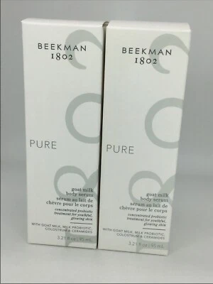 2 Beekman 1802 Pure Goat Milk Body Serum 3.21 fl oz Youthful Glowing Skin - Image 1 of 4