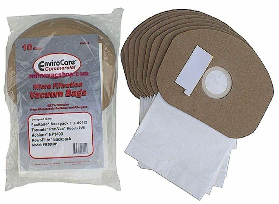30 Backpack Allergy Bags Sanitaire/Fits For Eureka BV-2 62370 Fits For Koblenz # - Image 1 of 1