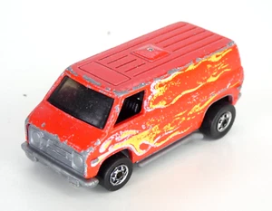 Hot Wheels Super Van Dodge Ram Rare Flames 1974 Mattel Vintage Toy Car - Picture 1 of 10