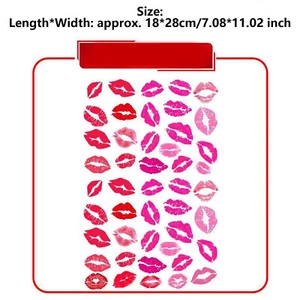 Lip Shape Tattoo Stickers Body Art Waterproof Long-lasting Temporary Tattoos - Picture 1 of 2