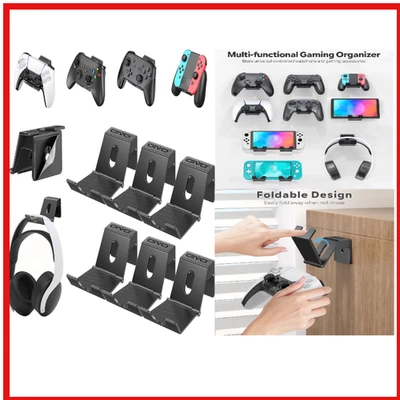 Faltbare Controller Wandhalterung | 6 Stück | ABS-Kunststoff - Bild 1 von 4