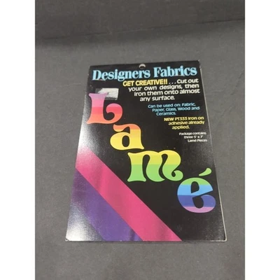 Designer Fabrics Lame New Create Your Own Design Pkg Contains 3 5x7 Lame Pieces - Image 1 of 4