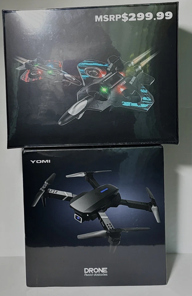 DMES EZ-3 Interstellar Fighter Plane Drone and YOMI drone avoid obstacles Drone - Image 1 of 4