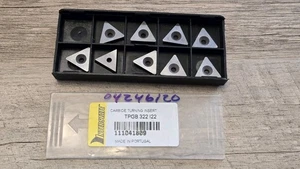 (9 Stück) INTERSTATE 111041809 Hartmetall Wendeplatten TPGB 322 I22 - Bild 1 von 1