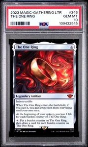 MTG Magic Lord Of The Rings 2023 The One Ring Mythic Rare Card #246 PSA 10 - Picture 1 of 3
