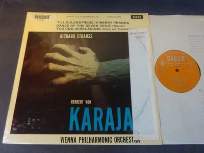 STRAUSS - TILL EULENSPIEGEL / DEATH & TRANS etc LP, VPO, Karajan, DECCA LXT 5620 - Image 1 of 4