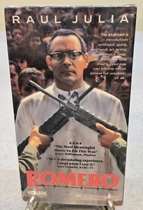 Romero (VHS 1990 Vidmark) Raul Julia Richard Jordan Archbishop Oscar story - Picture 1 of 2