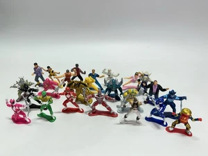 Vintage 1990er Mighty Morphin Power Rangers 2-3" Mini PVC Figuren Set Lot 24 MMPR - Bild 1 von 18