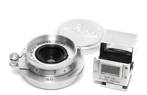 Leica Leitz Hektor 6,3/2.8cm lens with SUOOQ finder f. Leica Screw Mount clean - Picture 1 of 9